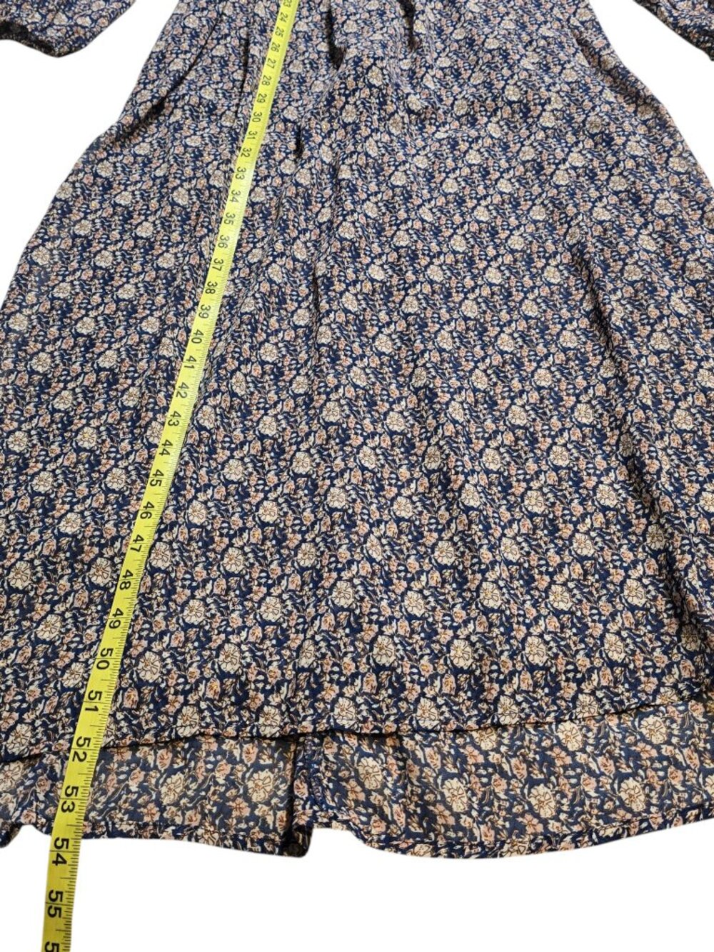Umgee Women’s The Mindy Maxi Navy Floral Dress S - Picture 7 of 12
